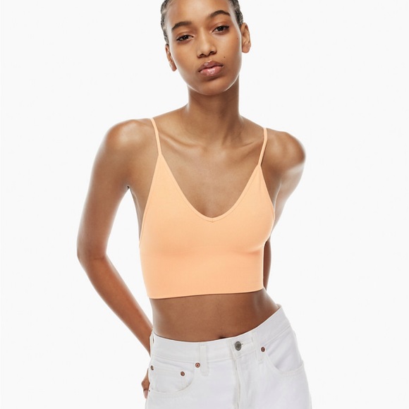Aritzia talula sunny apricot Seamless Tank size medium - Picture 5 of 9
